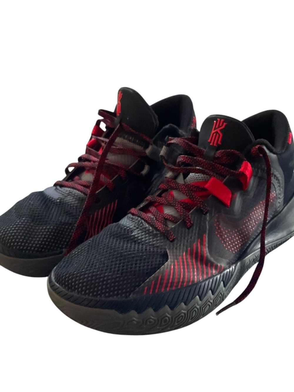 Nike kyrie flytrap 5 black red “bred“ basketball size 9us